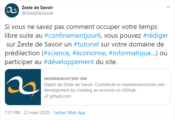 Tweet du mois ? De l'année ?