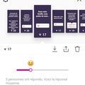 Sondage Instagram — Résultats de la question 2