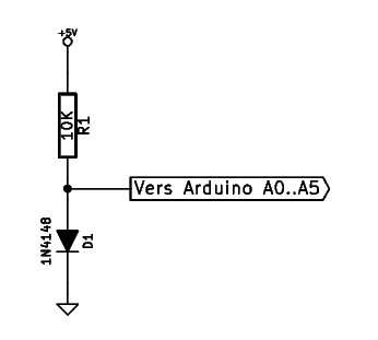 Branchement de la diode