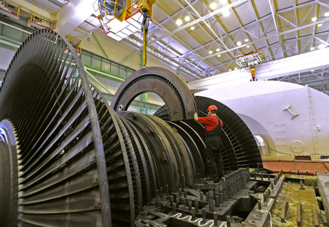 Turbine de la centrale nucléaire de Balakovo