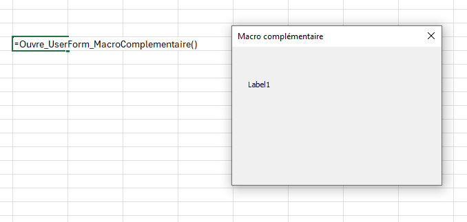 Notre UserForm de macro complémentaire après modifications.