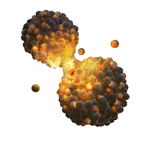 Fission nucléaire, par IgniX, wikicomons, CC BY-SA 3.0.