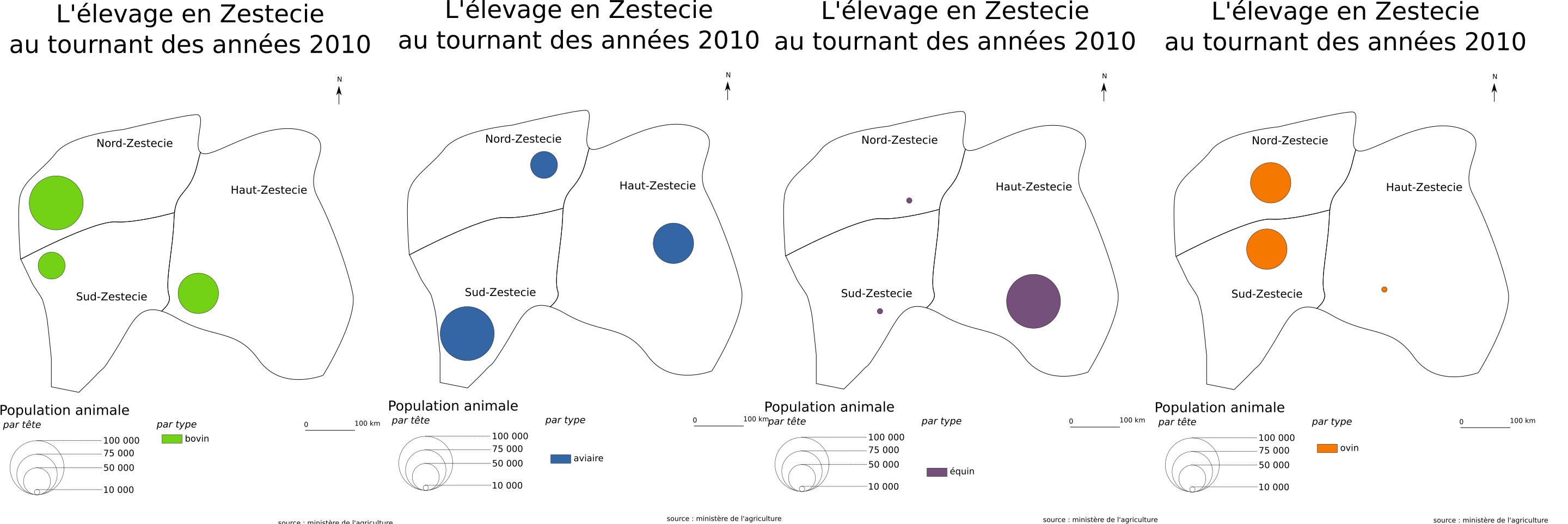 Exemple de carte synchronique