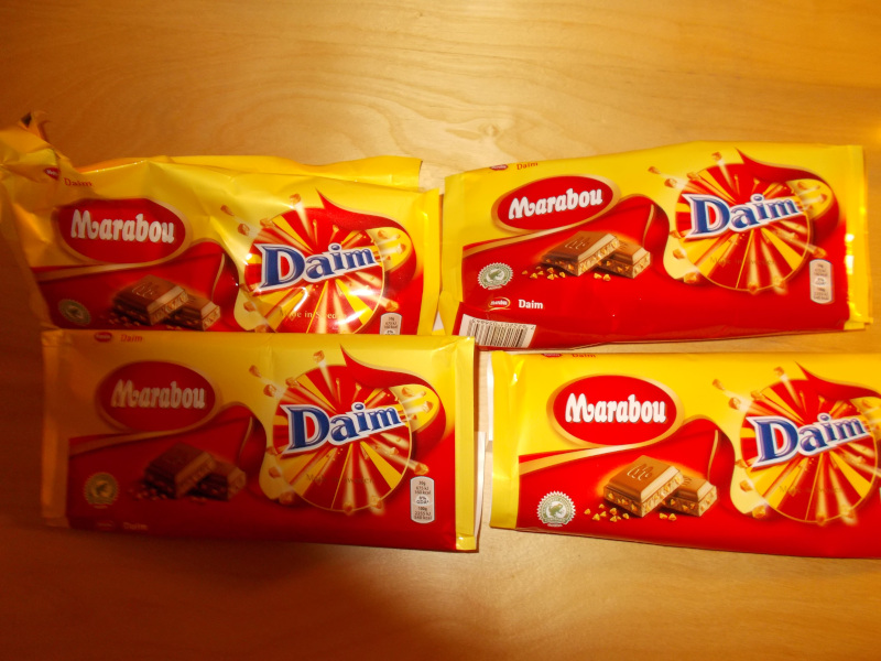 Plaques de Marabou Daim.