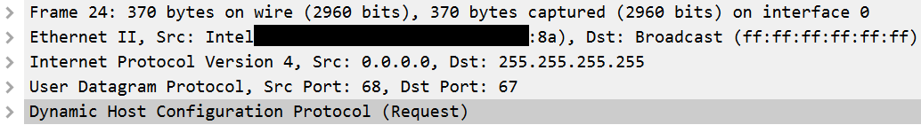 Phase 3 d'une transaction DHCP