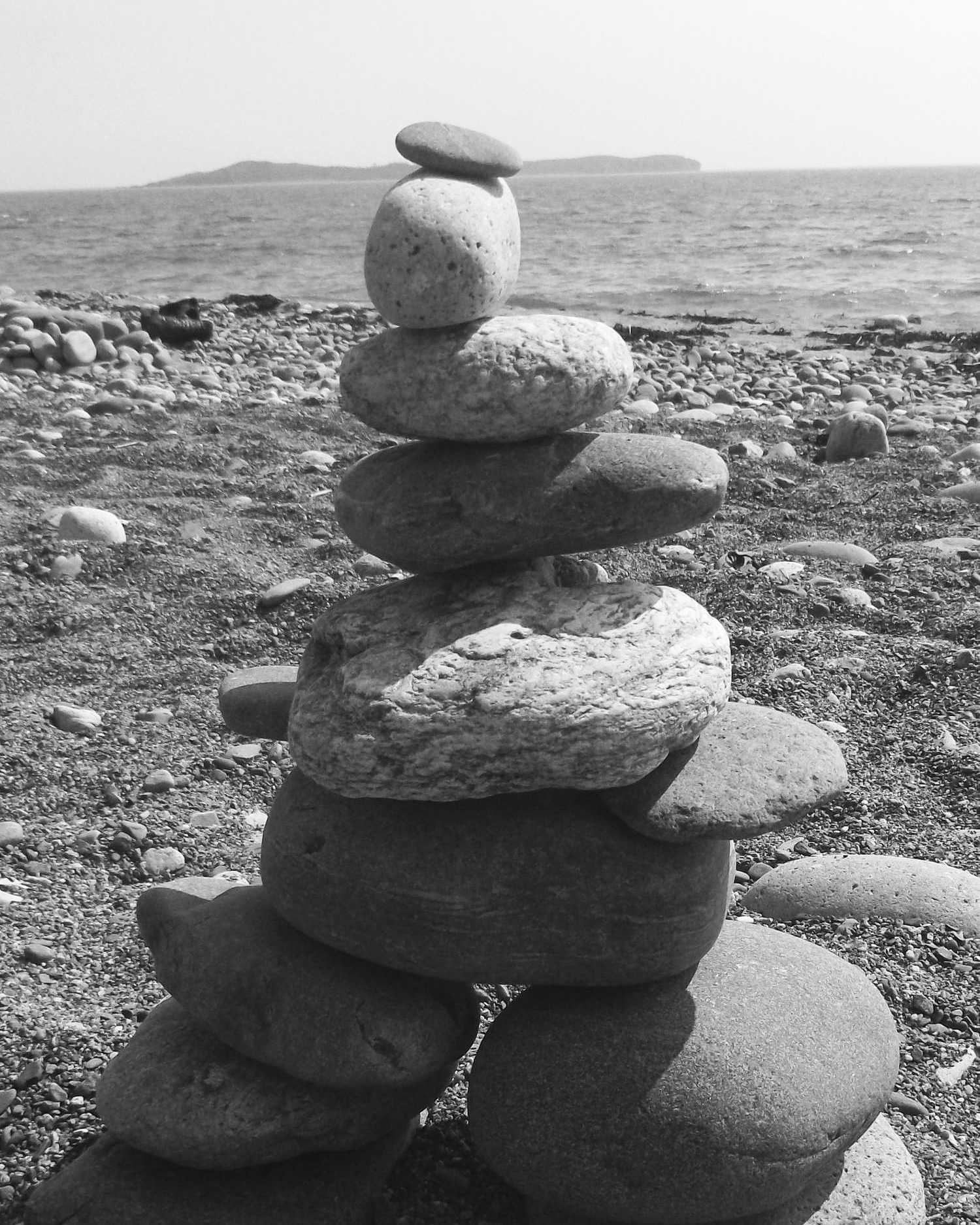 Un inukshuk