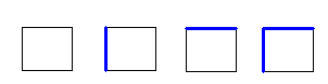 Cases nécessaires pour construire un labyrinthe.