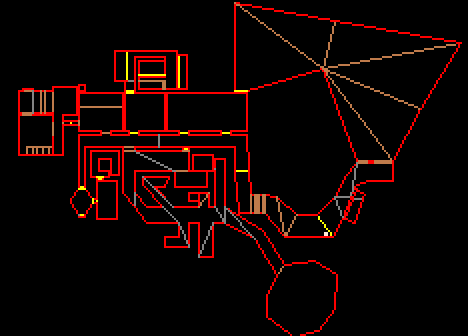 La map du jeu Doom.