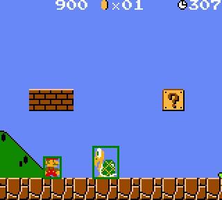 Collisions AABB dans Super Mario.