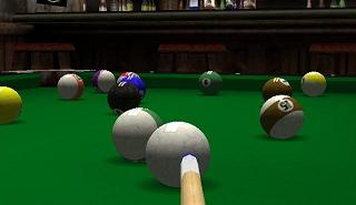 Exemple de jeu de billard 3D.