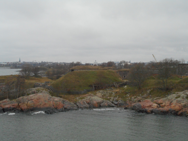 Fort de Suomenlinna, sous la brume.