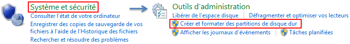 Créer et formater des partitions de disque dur