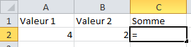 Construction d'une formule, étape 2