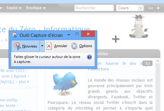 Réaliser une capture