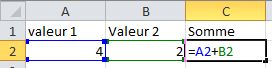 Construction d'une formule, étape 3