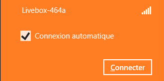 Connexion a un réseau sans fil