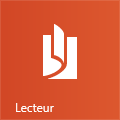 Tuile de l'application Lecteur