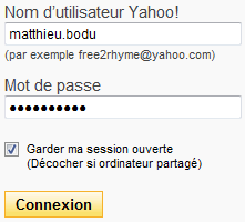 Connexion au Webmail