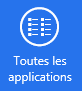 Le bouton Toutes les applications de l’écran Démarrer.