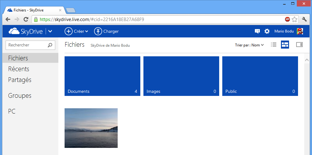 SkyDrive Web