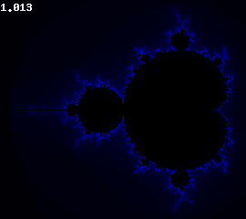 Mandelbrot avec un peu de couleur