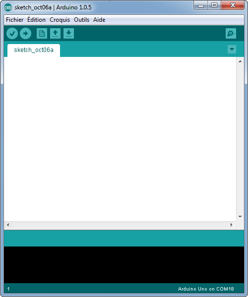L'interface de l'IDE Arduino
