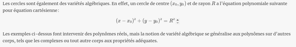 Formule LaTeX avec une barre de défilement